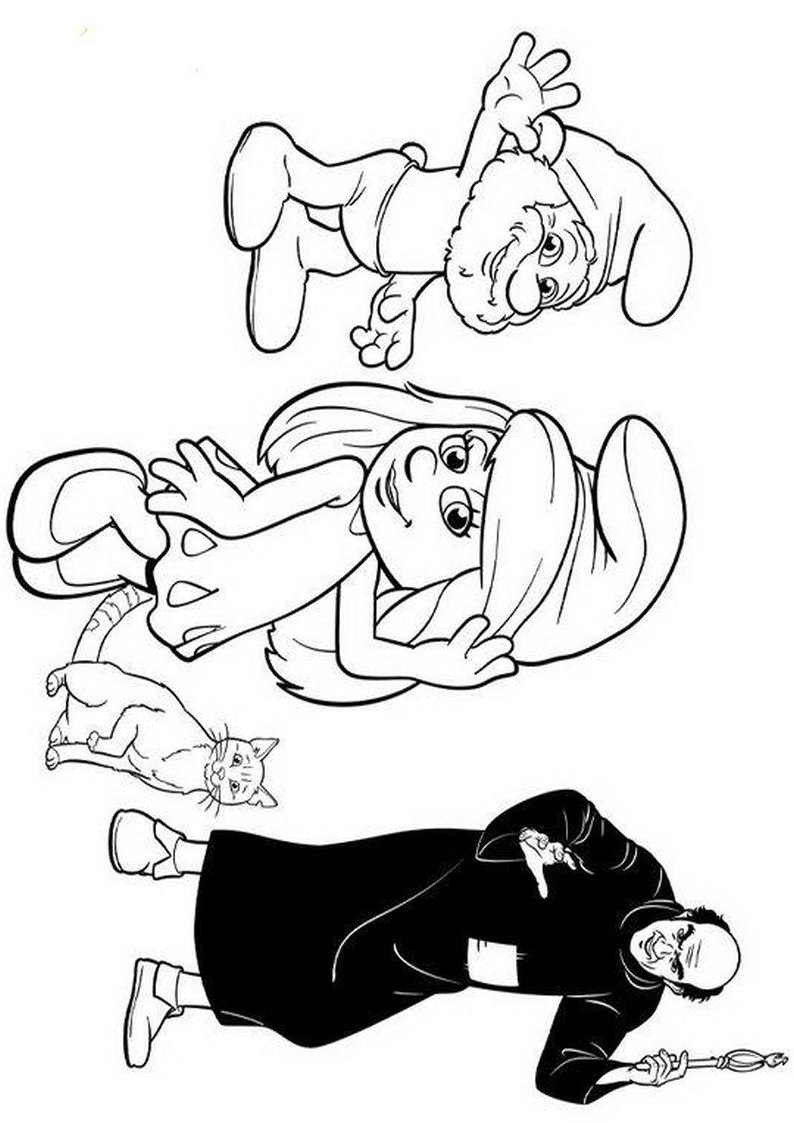 Gargamel kolorowanki